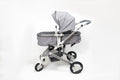 Poussette Titou Kids 2 en 1 — Nacelle réversible, châssis aluminium - Gris