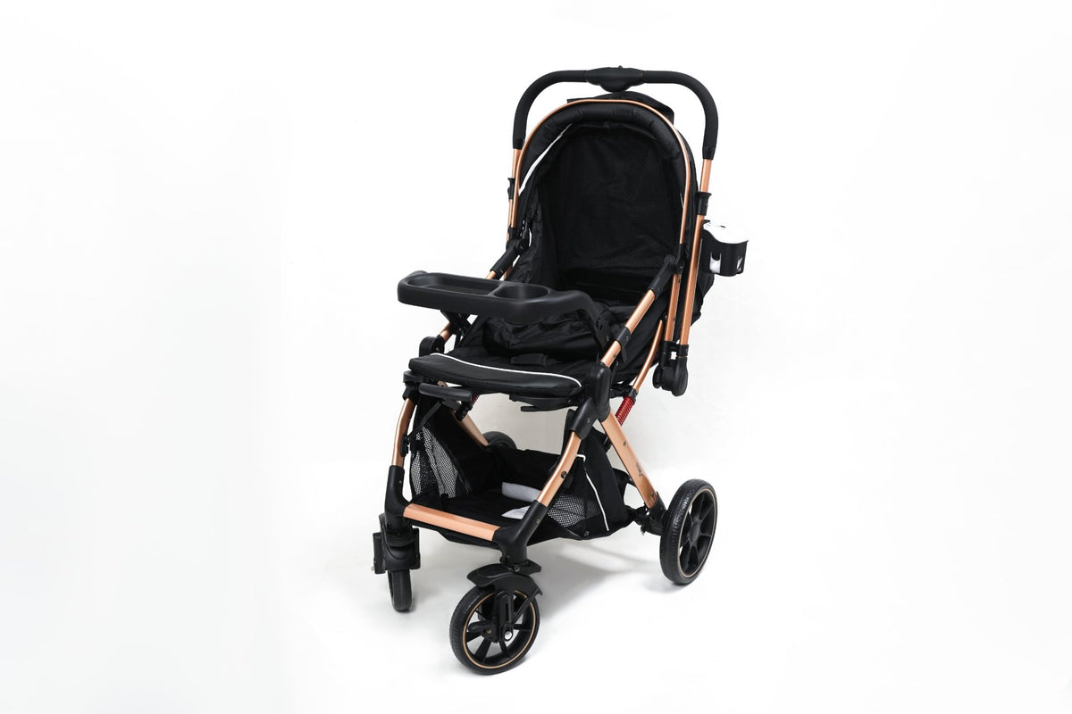Poussette Titou Kids Gold - Noir