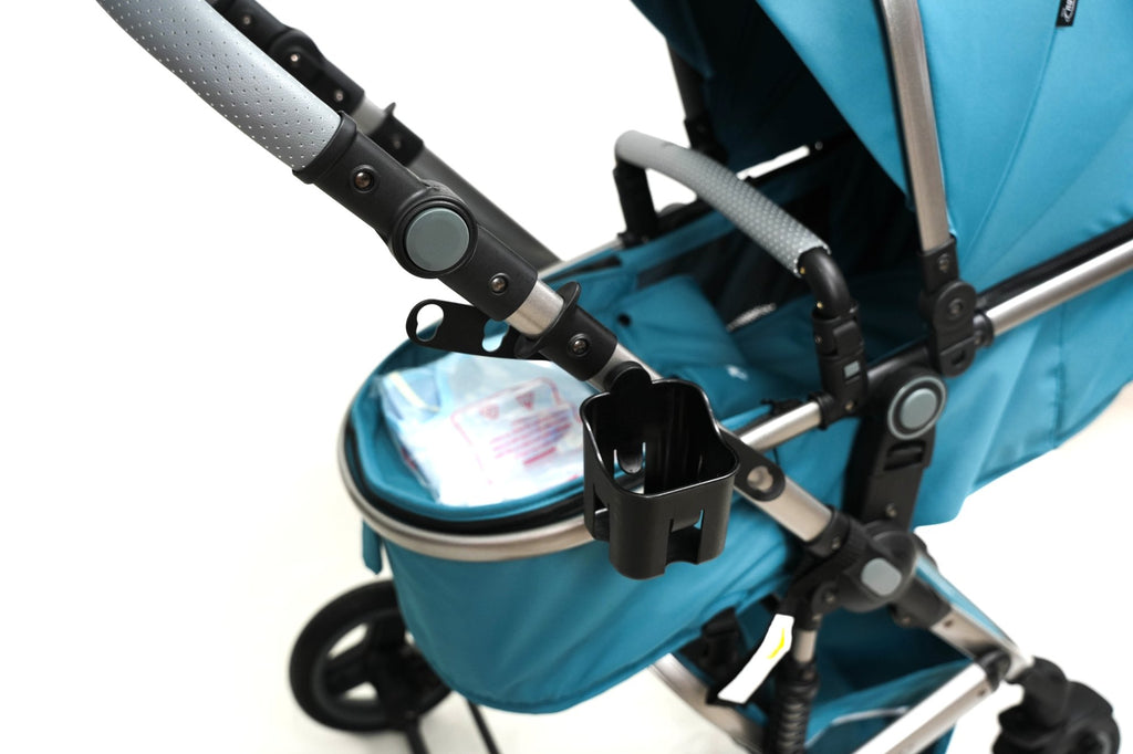 Poussette Titou Kids 2 en 1 — Nacelle réversible, châssis aluminium - Bleu