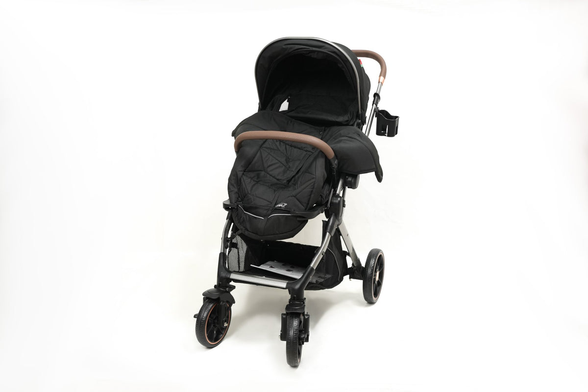 Poussette Titou Kids  Comfort - Noir