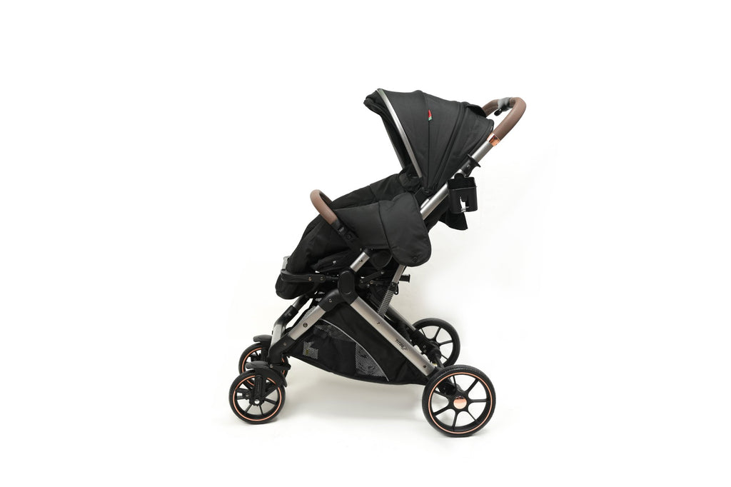 Poussette Titou Kids  Comfort - Noir