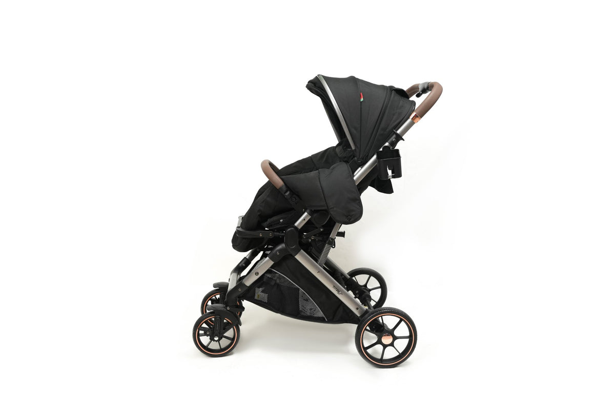 Poussette Titou Kids  Comfort - Noir