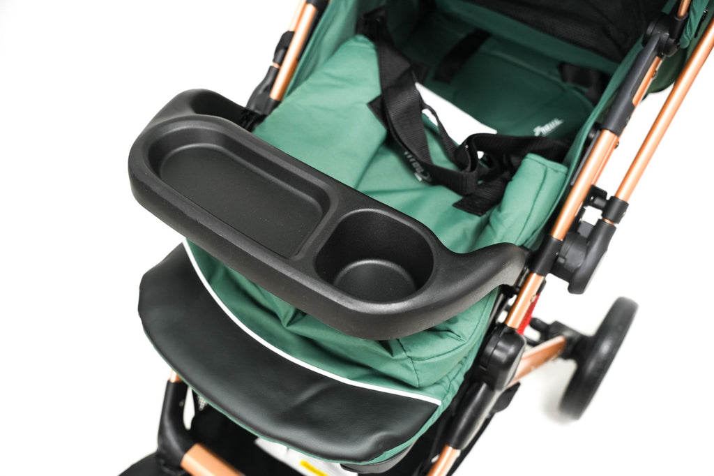 Poussette Titou Kids Gold - Vert Turquoise