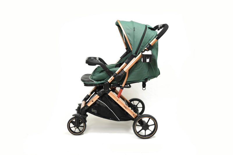 Poussette Titou Kids Gold - Vert Turquoise