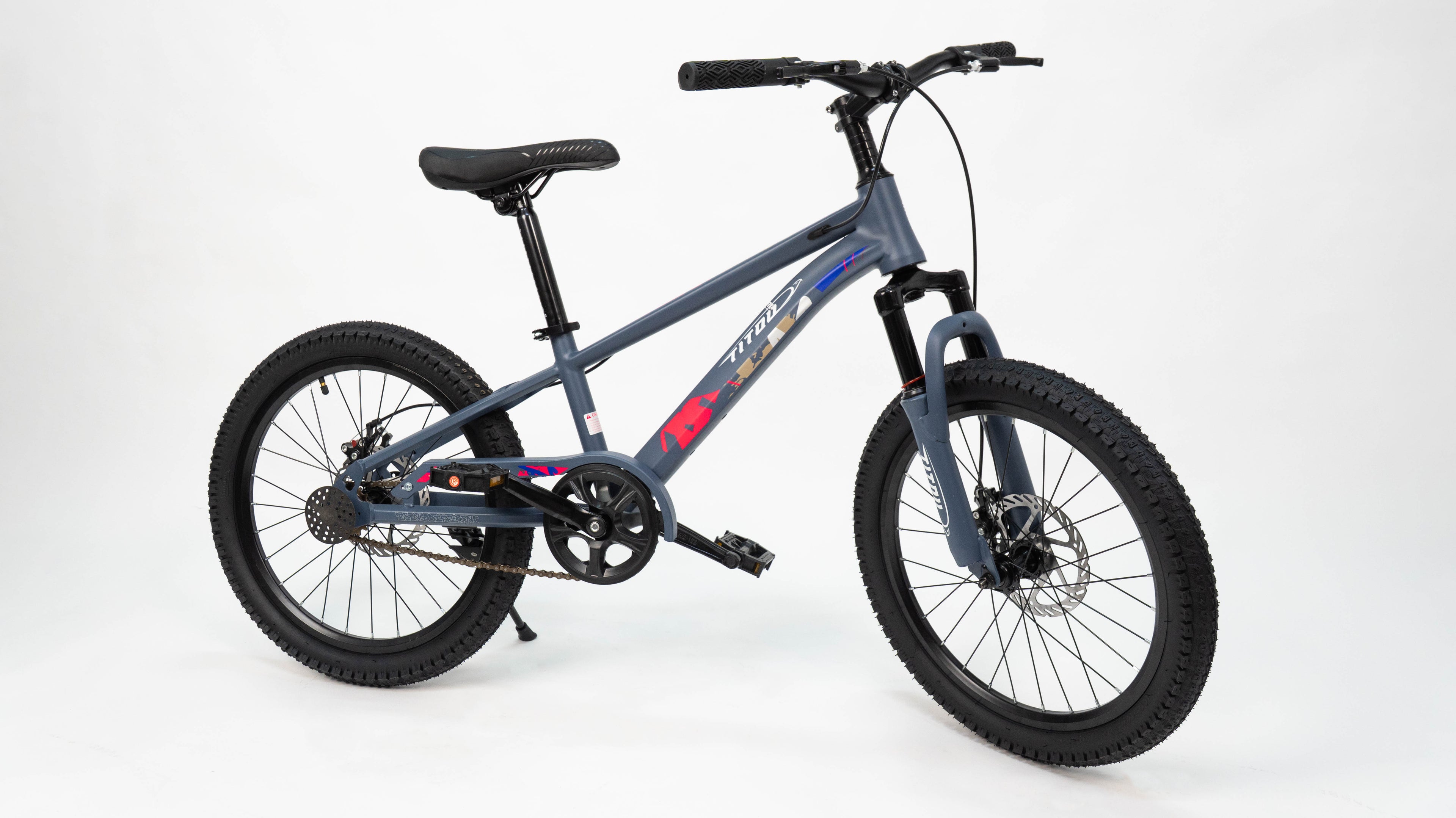 Vélo Titou Kids 20" Pro – VTT Enfant Freins à Disque et Fourche Suspendue