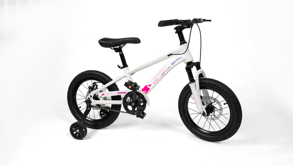 Vélo Titou Kids 16" – VTT Enfant avec Stabilisateurs, Fourche Suspendue et Freins à Disque (Copy)