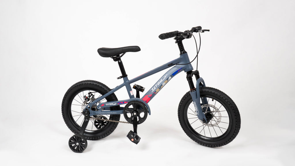Vélo Titou Kids 16" – VTT Enfant avec Stabilisateurs, Fourche Suspendue et Freins à Disque (Copy)