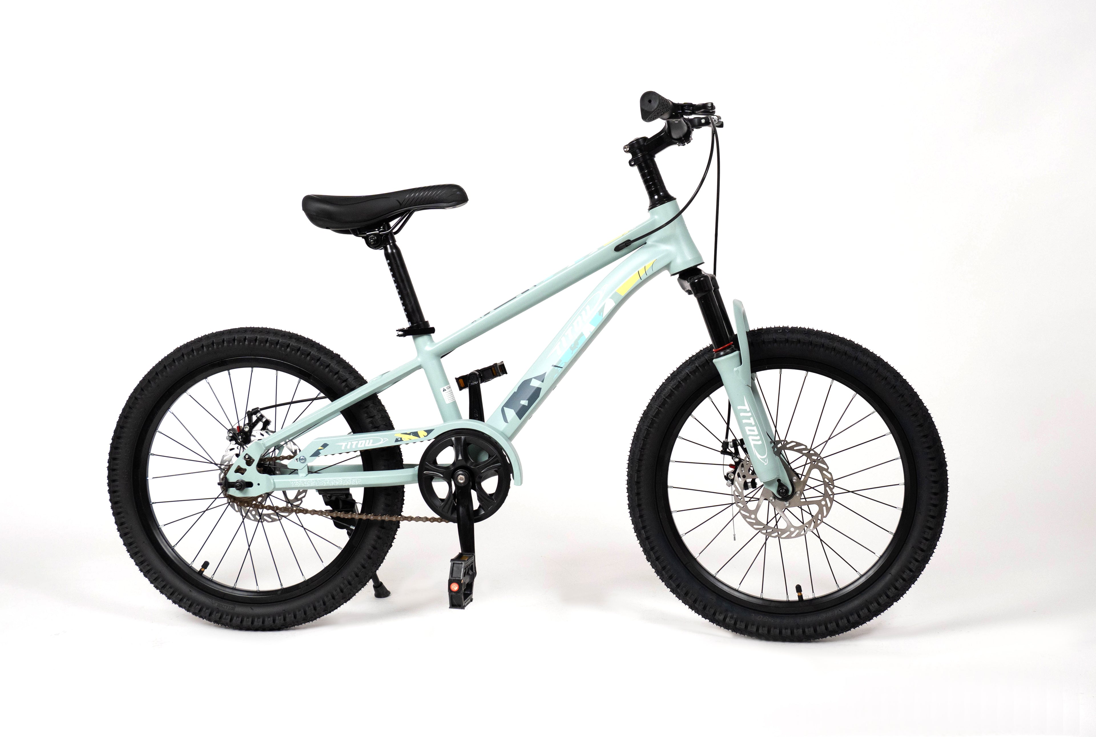 Vélo Titou Kids 20" Pro – VTT Enfant Freins à Disque et Fourche Suspendue