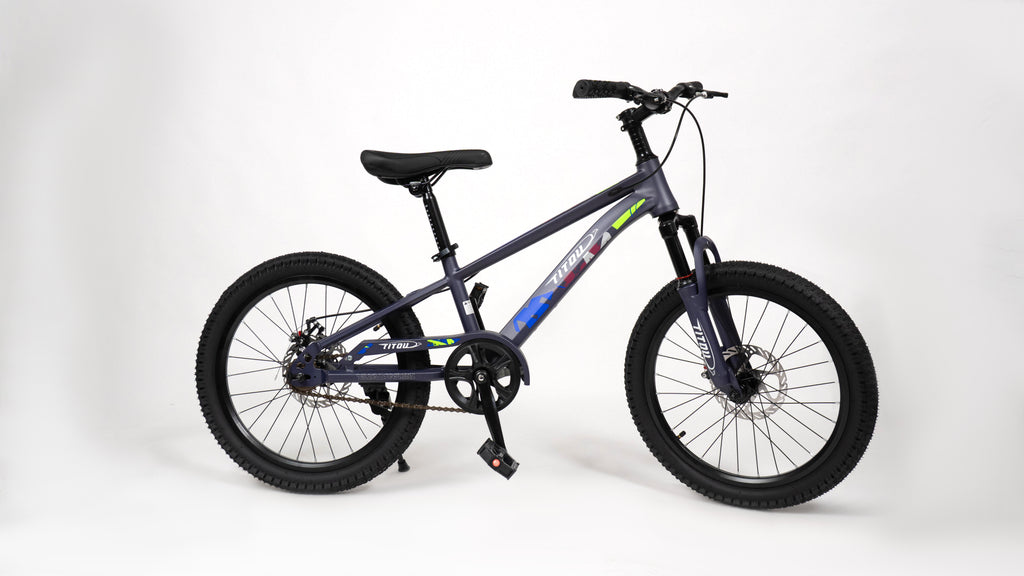 Vélo Titou Kids 20" Pro – VTT Enfant Freins à Disque et Fourche Suspendue