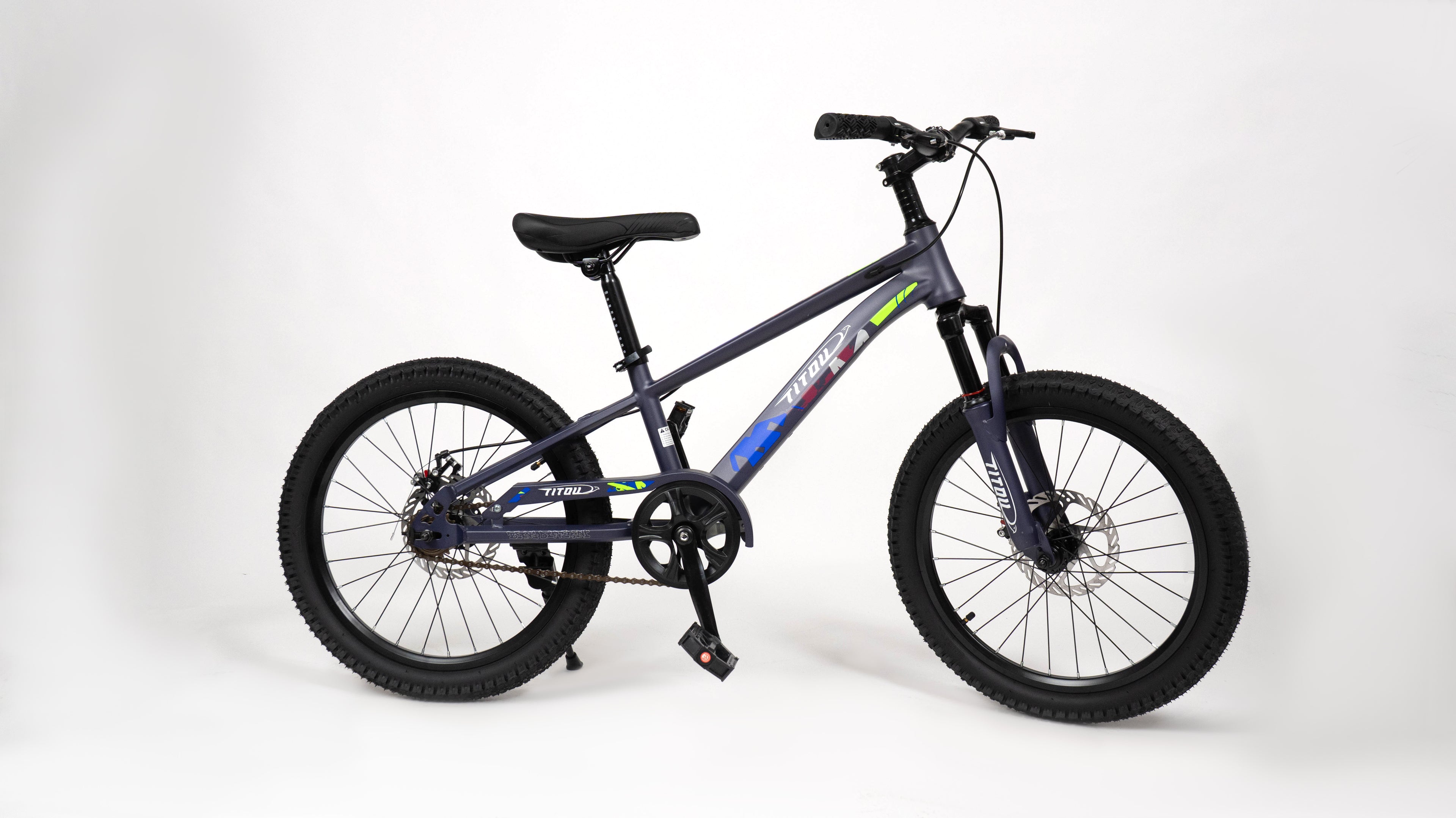 Vélo Titou Kids 20" Pro – VTT Enfant Freins à Disque et Fourche Suspendue