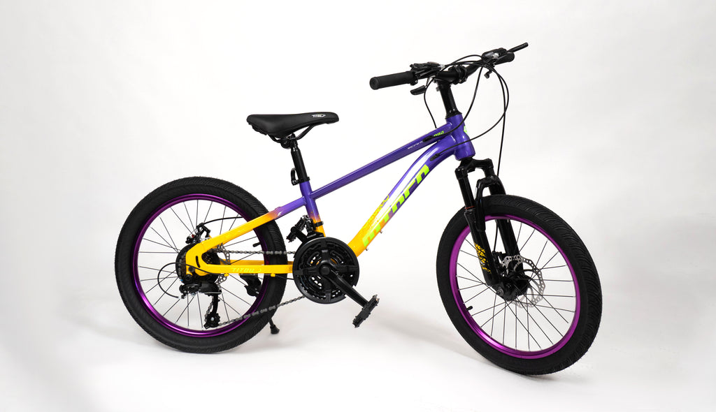 Vélo Titou Kids 20" Racing – VTT Enfant à Vitesses Dégradé avec Freins à Disque