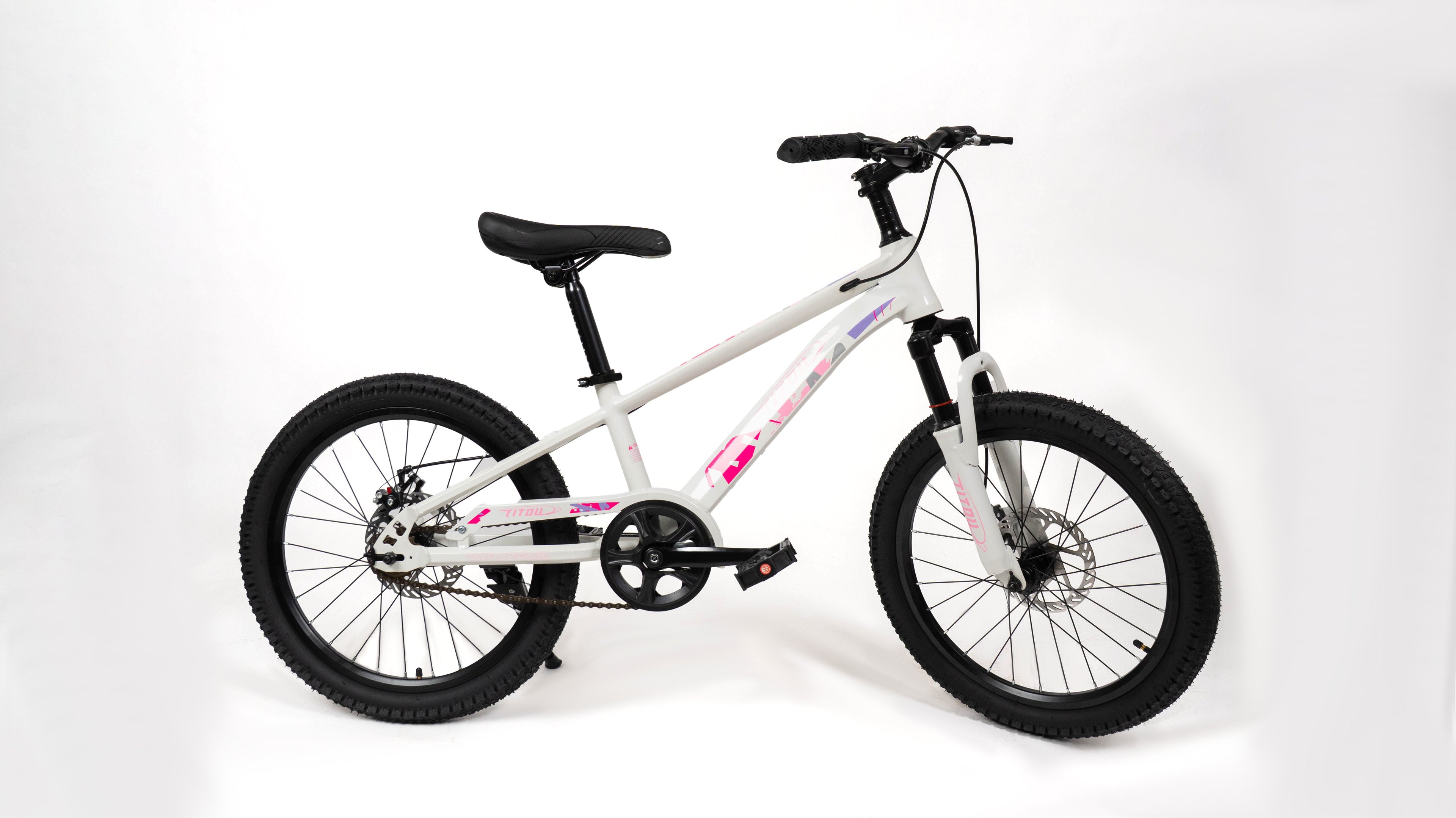 Vélo Titou Kids 20" Pro – VTT Enfant Freins à Disque et Fourche Suspendue