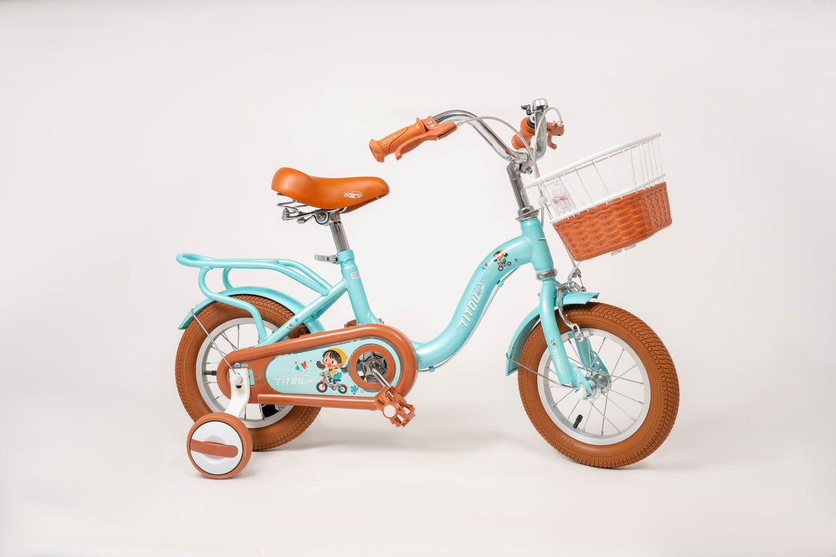 Vélo Titou Kids 12" Vintage – Bleu Ciel